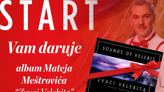 Blagoslovljen Božić i sretna nova 2018. uz dar, "Zvuci Velebita" Mateja Meštrovića - free download