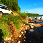 Video i foto galerija: Tirkizno more postalo crna mrlja - nafta u Raškom zaljevu otjerala turiste, uništila posao ribarima, školjkarima, izavala ekocid (foto: romeo ibrišević)