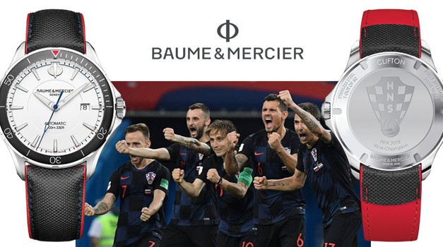 Vatreni su na pravom mjestu i u pravo vrijeme i zbog toga je čuveni urar Baume & Mercier samo za njih proizveo 60 "unikata"