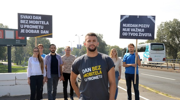 Obilježen Dan bez mobitela u prometu, četvrtog najvećeg razloga prometnih nesreća