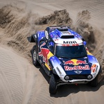 301 AL-ATTIYAH Nasser (qat); BAUMEL Matthieu (fra); Toyota; Toyota Gazoo Racing; Group T1; Class 1; Auto; action during the Dakar 2019; Stage 6; Arequipa - San Juan de Marcona; peru; on january 13 - Photo Florent Gooden.JPG (foto: Florent Goden/DPPI)