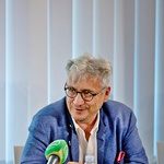 Dražen Domjanić na press konferenciji o ovogodišnjem festivalu u Lunu, na otoku Pagu (foto: Start press)