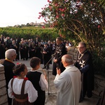 Pompozno su Europski vitezovi na Korčuli proglasili Europsku berbu grožđa, a u slavu Boga i vina imenovali i vitezove na misi u Katedrali svetog Marka (foto: Romeo Ibrišević)