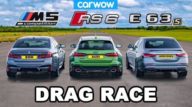 Video: Audi RS6 vs. BMW M5 vs. Mercedes-AMG E63 S