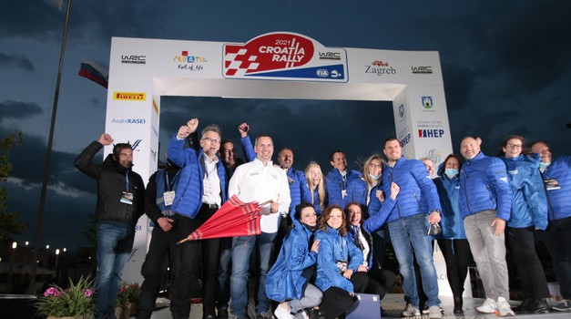 WRC Croatia 2022. Danijel Šaškin, Start