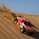 206 Al Qassimi Sheikh Khalid (are), Von Zitzewitz Dirk (ger), PH Sport, Abu Dhabi Racing, Peugeot 3008 DKR, Auto FIA T1/T2, action during the Stage 1A of the Dakar Rally 2022 between Jeddah and Hail, on January 1st 2022 in Hail, Saudi Arabia - Photo Florent Gooden / DPPI (foto: Florent Gooden/A.S.O./DPPI)