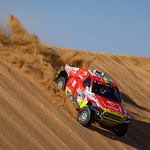 206 Al Qassimi Sheikh Khalid (are), Von Zitzewitz Dirk (ger), PH Sport, Abu Dhabi Racing, Peugeot 3008 DKR, Auto FIA T1/T2, action during the Stage 1A of the Dakar Rally 2022 between Jeddah and Hail, on January 1st 2022 in Hail, Saudi Arabia - Photo Florent Gooden / DPPI (foto: Florent Gooden/A.S.O./DPPI)
