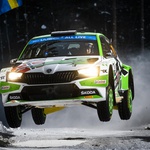 Andrea Mikklesen in Torstein Erikksen sta dobila tudi drug reli v kategoriji WRC2. (foto: Jaanus Ree)