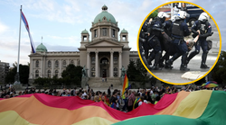 VIDEO: Stravični neredi u centru Beograda, vrijeđali premijerku da je jadnica, vole Putina, ne vole homoseksualce, a čak su baklje bacane i na policiju
