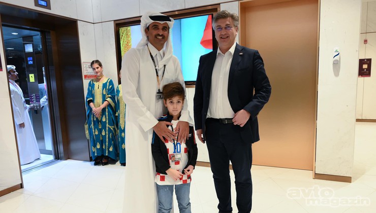 Plenković po drugi put javno objavio sliku sina Maria, susret s emirom Katara i utakmica Vatrenih poseban je dan