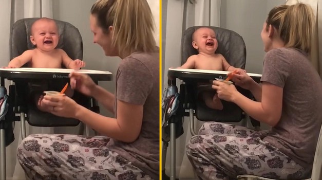 VIDEO koji će vas nasmijati: beba se ne može prestati smijati mami