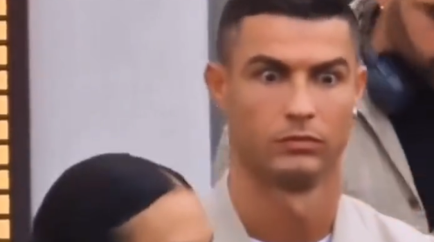 Pogled na Ronaldovo lice kada je shvatio o čemu Georgina priča već je internetski hit (VIDEO)