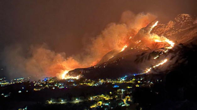 Apokalipsa kod Dubrovnika, buknuo veliki požar, na terenu 130 vatrogasaca