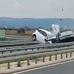 ŠTO KAD SE SUDARITE? U servisima radite sve, od procjene štete do popravka karamboliranog auta - ubuduće sve na jednom mjestu, jedino EU izvješće o šteti na mjestu udesa (foto: Twitter/OZNA Srbije/posnetek zaslona)