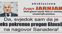 Jarnjak i javno potvrdio da su Šeks i Sanader montirali sudski proces Glavašu koji je proglašen i ratnim zločincem