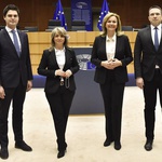 Plenković uz Slovaka Fica i Mađara Orbana jedini zasad brani ravnopravnost i jednakost u EU, tzv. staru dobru Schumanovu Europsku uniju (foto: Europski parlament / HDZ)
