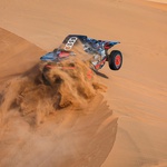 DAKAR u znaku Audija te Francuza i Španjolca, Toyotin Belgijanac Guillaume de Mevius, pobjednik 1. etapa razočarao, ukupno 5. (foto: A.S.O. Florent Gooden DPPI)