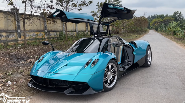 Pagani Huayra vozi se oko malog sela u Vijetnamu, a pokreće ga motor iz starog Daewooa