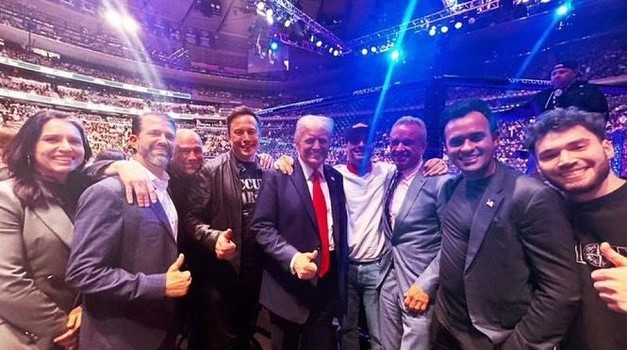 Miočića su iz prvog reda gledali Trump, Musk, Kennedy, Trump Jr...., u epskoj borbi s Jonesom u New Yorku