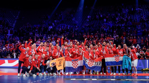 Medal Ceremony, 29th IHF Men’s World Championship 2025, Baerum Oslo, Norway, 02.02.2025, Mandatory Credit © Jozo Cabraja / kolektiff