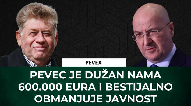 Oni ne duguju Pevecu ništa, on duguje njima 600.000 eura! "- Njegovo učestalo obmanjivanje javnosti svakom razumnom čovjeku je neshvatljivo"