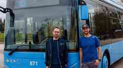 Na krilima Red Bulla, čarobnog napitka i struje, Tomašević i Sinković napravili krug oko Jarunskog jezera s busom koji ima zero emission