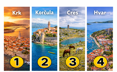 Koji vam se hrvatski otok najviše sviđa? Test koji otkriva vaš odmor iz snova, i gdje ćete onda provesti ovo ljeto