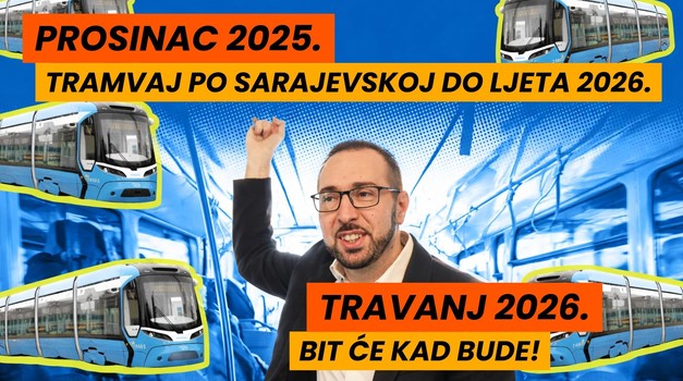 Ništa od tramvaja - priznao je! Mulja i petlja! Obećao ih je do 30. lipnja, sad je i sam potvrdio da ih neće biti, jer nema ni građevinsku ni lokacijsku dozvolu
