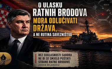 I Trump nas mora pitati smiju li i mogu američki bojni brodovi ploviti hravatskim morem - Zašto ulazak američkih ratnih brodova mora odlučivati Sabor, a ne činovnik
