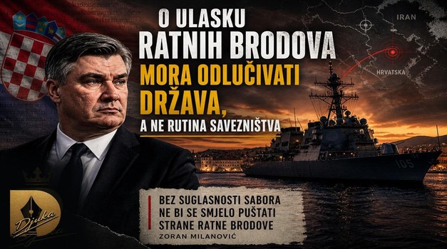 I Trump nas mora pitati smiju li i mogu američki bojni brodovi ploviti hravatskim morem - Zašto ulazak američkih ratnih brodova mora odlučivati Sabor, a ne činovnik