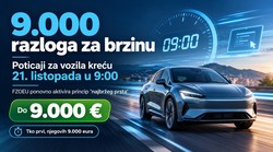 Objavljen "lov" i na 9000 eura poticaja za aute NAJBRŽI PRST PONOVO U IGRI! Otkrivamo sve što trebate znati o poticajima: kako, gdje, kada, što...