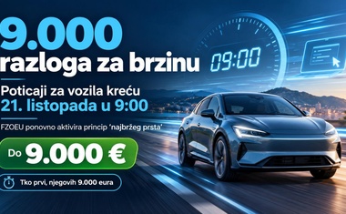 Objavljen "lov" i na 9000 eura poticaja za aute NAJBRŽI PRST PONOVO U IGRI! Otkrivamo sve što trebate znati o poticajima: kako, gdje, kada, što...